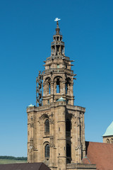 Fototapeta na wymiar Westturm der Kilianskirche in Heilbronn