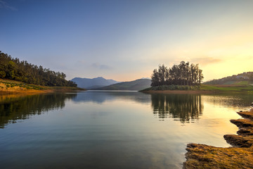 Naklejka premium Ooty Lake in India