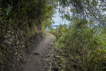 The road to Machu Picchu and beautiful landscapes