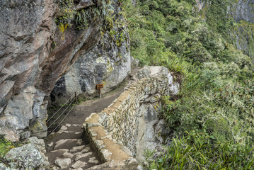 The road to Machu Picchu and beautiful landscapes