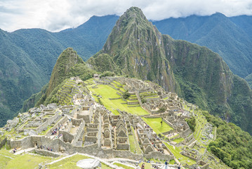 The road to Machu Picchu and beautiful landscapes