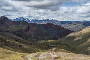 Rainbow Mountain Hike with Horses and amazing landscapes