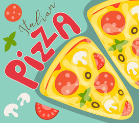Italian Pizza Poster