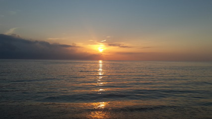 Fototapeta premium tramonto mare