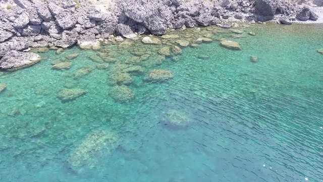 Aerial panoramics from the sea of cortez, Baja California Sur, Mexico.