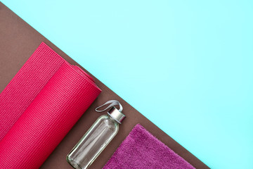 Yoga or fitness background