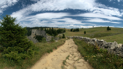 Stonewalled: Path by the Creux du Van