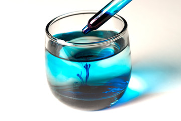 Laboratory dye test