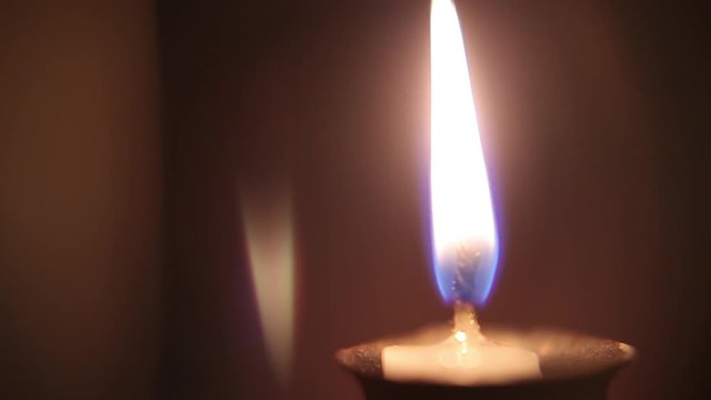 Candle torne off