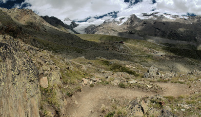 Valais, terrain around Blauherd ZBAG station