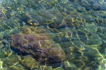 Fototapeta premium Mediterranean Sea Background, South Coast of France