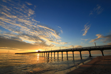 Fototapeta premium Beautiful sky on twilight time 