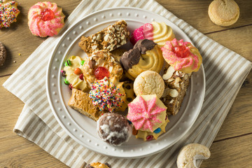 Homemade Sweet Assorted Italian Cookies