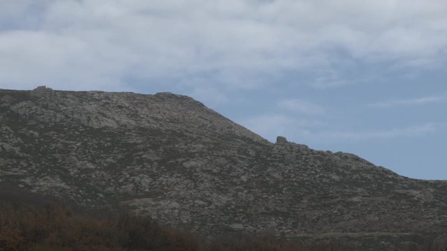 timelapses mountains valle del jerte clouds