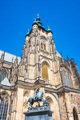Fototapeta premium Magnificent Saint Vitus Cathedral in Prague, Czech Republic