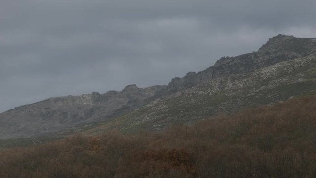 timelapses mountains valle del jerte clouds