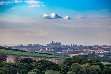 Ribeirao Preto city view landscape