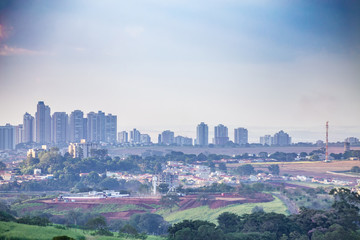 Fototapeta na wymiar Ribeirao Preto city view landscape