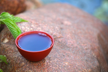 Black Chinese Tea garden