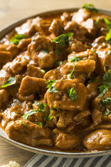 Homemade Indian Butter Chicken with Rice