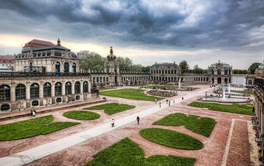 Obraz premium Baroque palace Zwinger. Dresden,Germany.