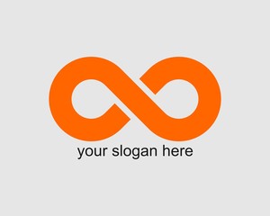 infinity logo vector