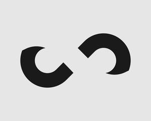 infinity logo vector