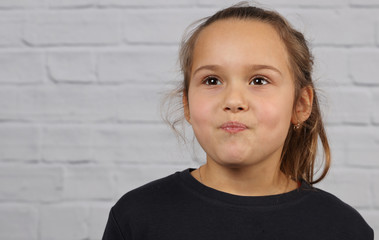 Portrait of hcute 6 years old girl © dream@do