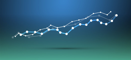 grafico economia, istogrammi, statistiche