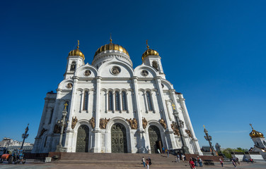 the St.Saviors cathedral in Moscow