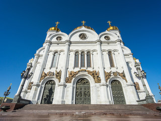 Fototapeta na wymiar The St.savious cathedral in Moscow