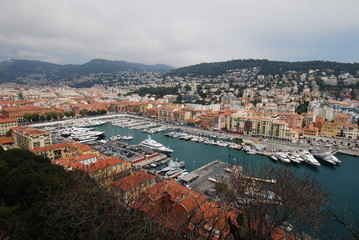  Port of Nice; city; sky; urban area; marina