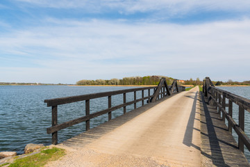 Obraz premium bridge towards island in Denmark