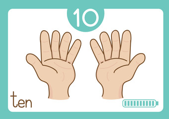 Flashcard number -10