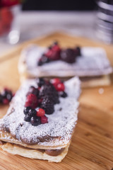 Milhojas de Mousse de Nutella