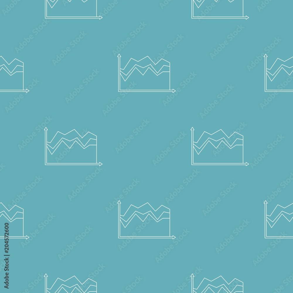 Poster business graph pattern vector seamless repeating for any web design
