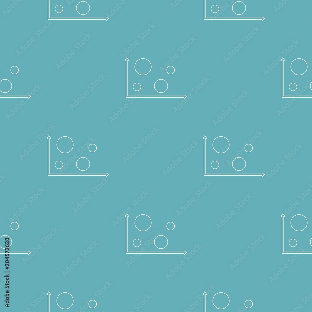 Poster finance diagram pattern vector seamless repeating for any web design