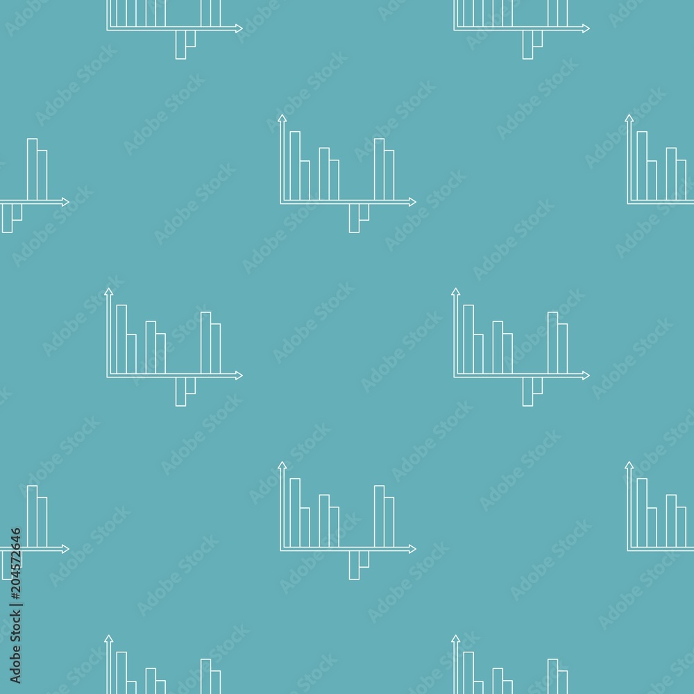 Poster business diagram pattern vector seamless repeating for any web design
