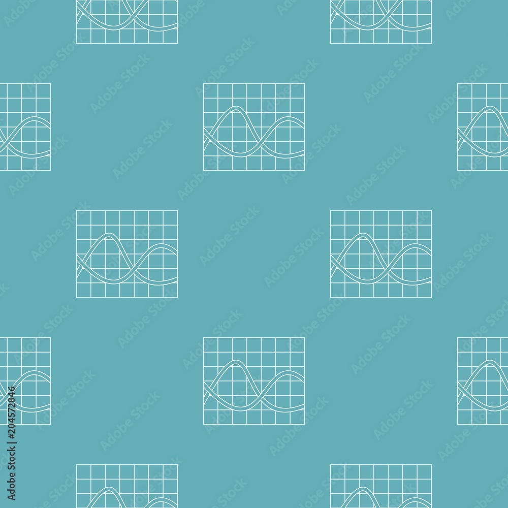 Poster finance chart pattern vector seamless repeating for any web design