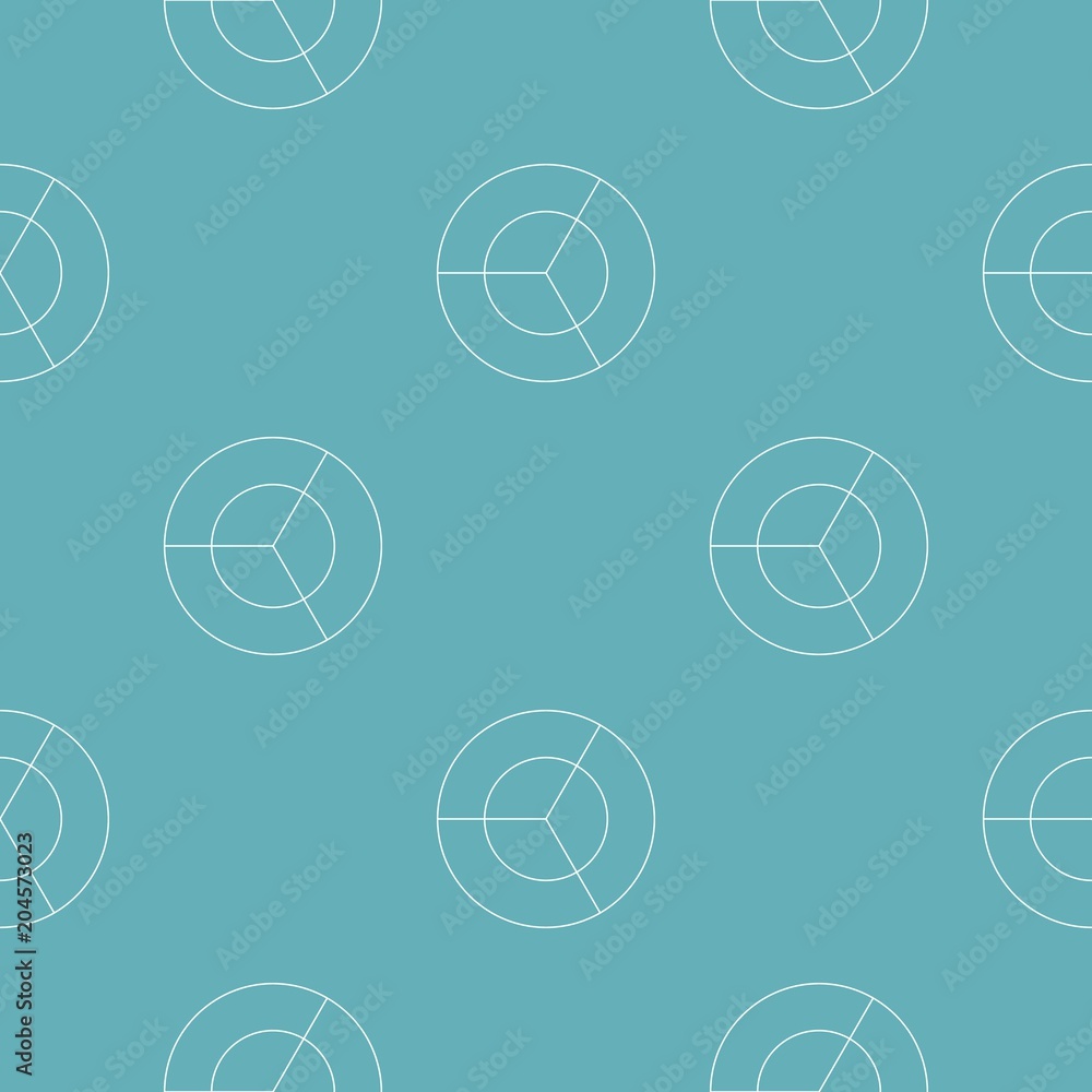 Poster circle diagram pattern vector seamless repeating for any web design