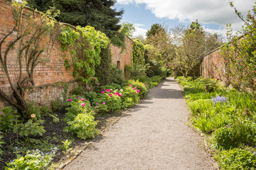 Fototapeta na wymiar Walled garden Spetchley Gardens Worcester