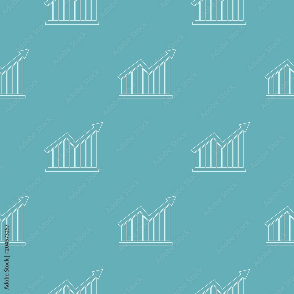 Poster best graph pattern vector seamless repeating for any web design