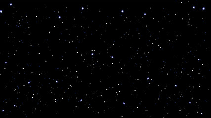 stars sky night vector illustration