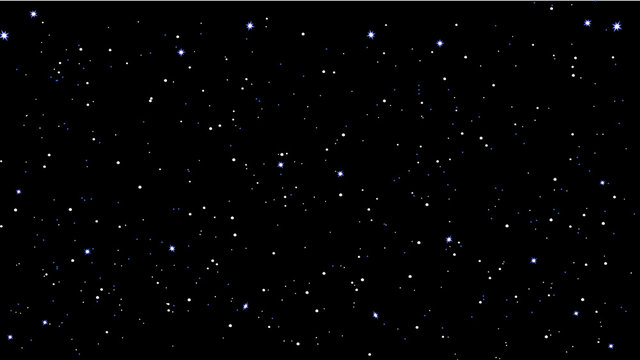 stars sky night vector illustration
