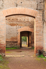 Italy, Central Italy, Lazio, Tivoli. Hadrian's Villa. UNESCO world heritage site.