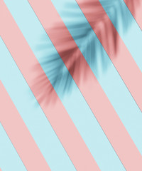 Fototapeta premium Colorful magic stylized card for design, invitation, banner. Pink blue color bright abstract background for label, cover, print