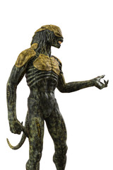 reptilian king from space