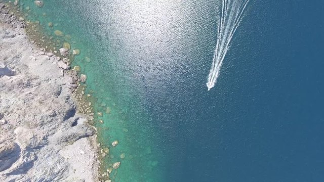 Aerial shots from La Paz bay, Baja California Sur, Mexico.