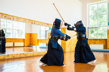 Japanese martial art of sword fighting
