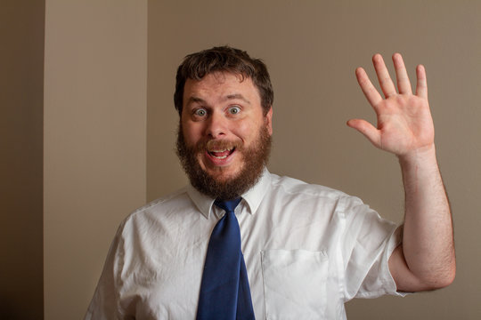 smiling happy man